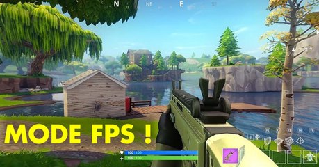 Fortnite : voici à quoi ressemblerait le jeu d'Epic Games à la première personne