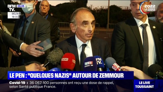 Présidentielle: Marine Le Pen affirme qu'il y a quelques nazis parmi les soutiens d'Éric Zemmour