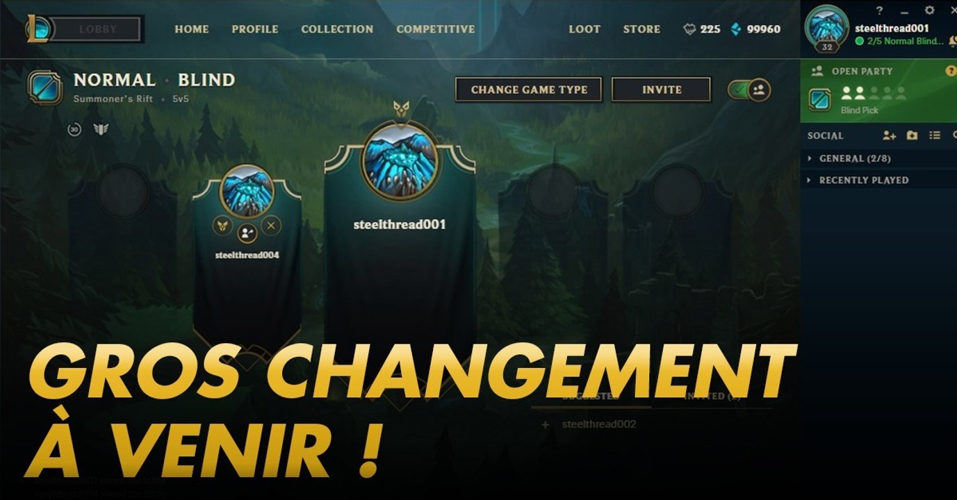 League of Legends : gros changement sur la création de parties et apparition des groupes ouverts
