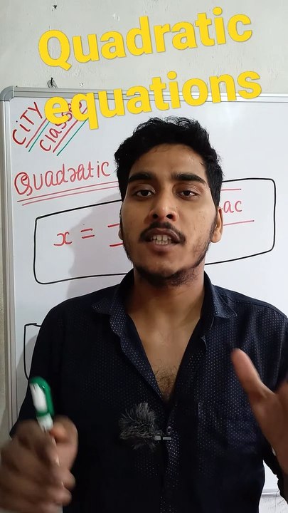 Quadratic equations | quadratic equations in hindi | quadratic equations mathematical tool #cityclasses