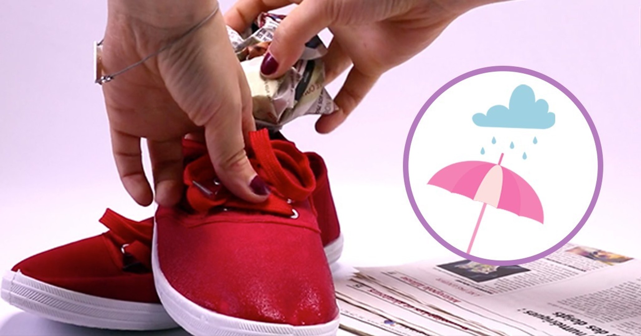 Comment faire sécher ses chaussures mouillées super rapidement - Vidéo  Dailymotion