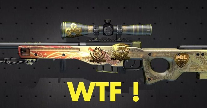 Counter Strike Global Offensive : un skin d'AWP se vend pour plus de 60 000$