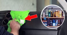 Nettoyer son tableau de bord de voiture avec de l'huile d'olive