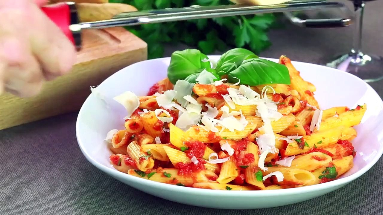 C'est la seule et unique recette valable des penne all'arrabbiata