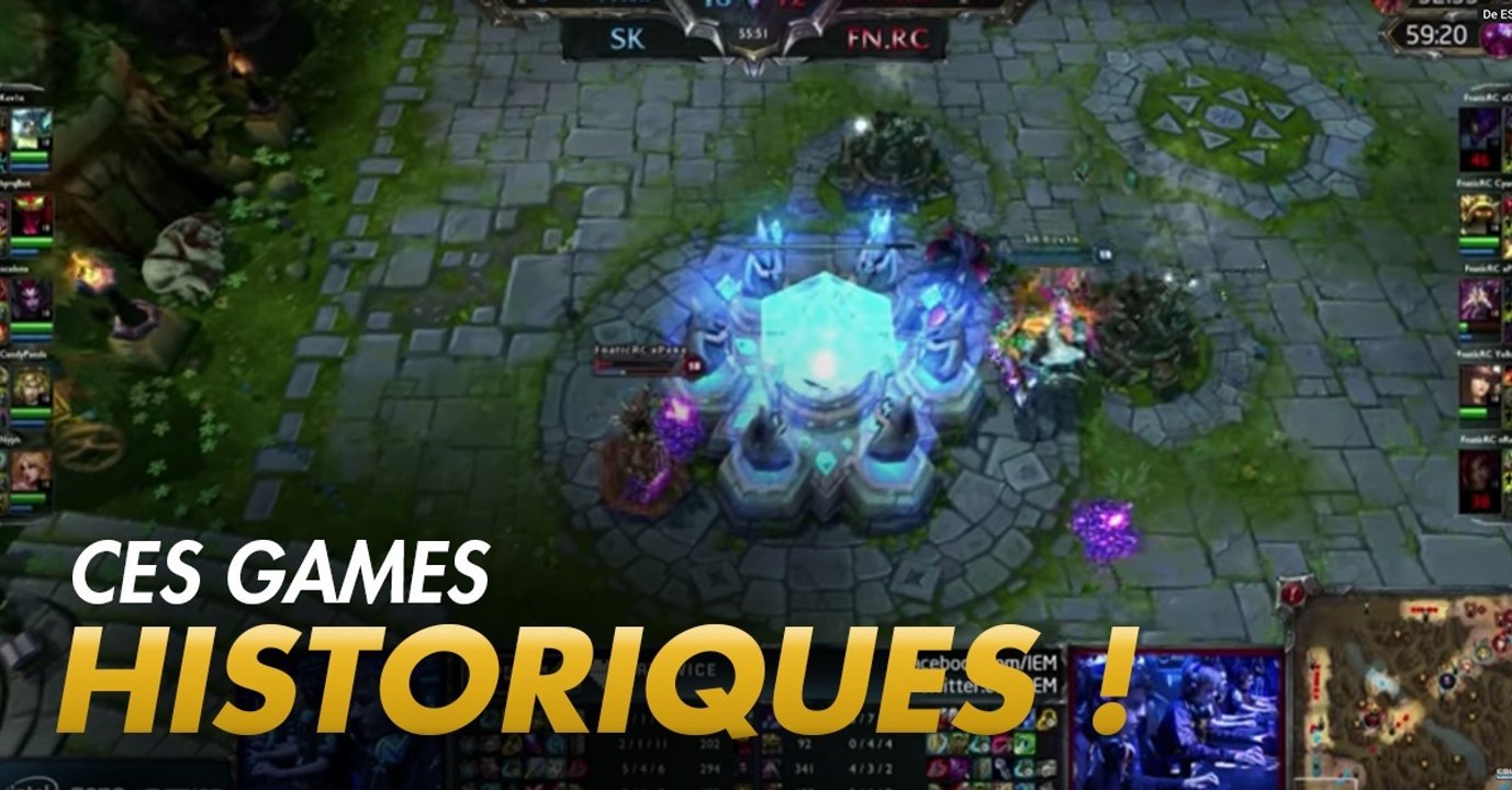 League of Legends : les games pros de League qu'il faut absolument avoir vu dans sa vie