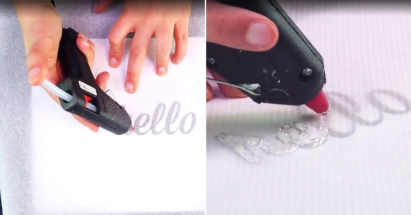 De la colle et du papier cuisson pour réaliser de superbes pochoirs