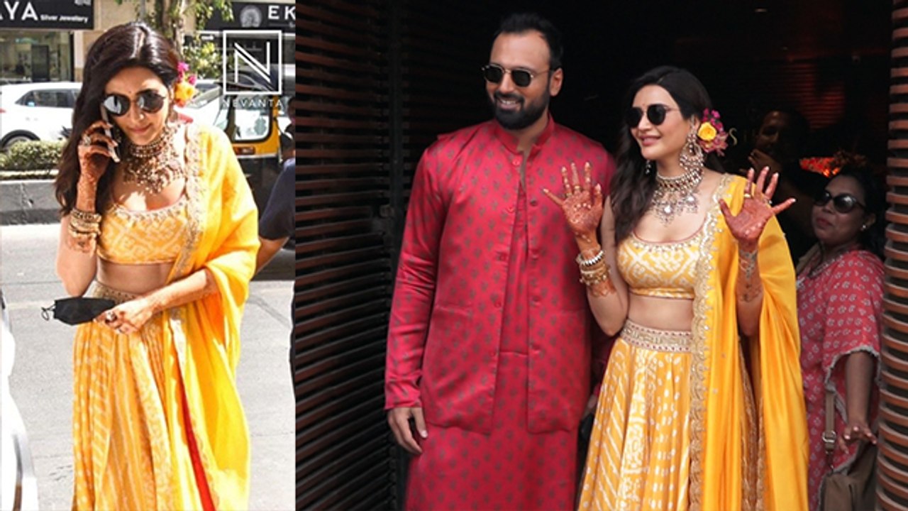 Karishma Tanna Wedding से पहले Mehendi Ceremony Look Viral ,Watch Video। Boldsky