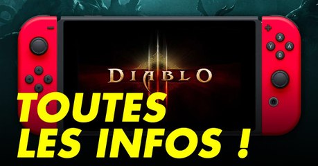 Diablo 3 (Switch) : date de sortie, trailer, news et gameplay du portage