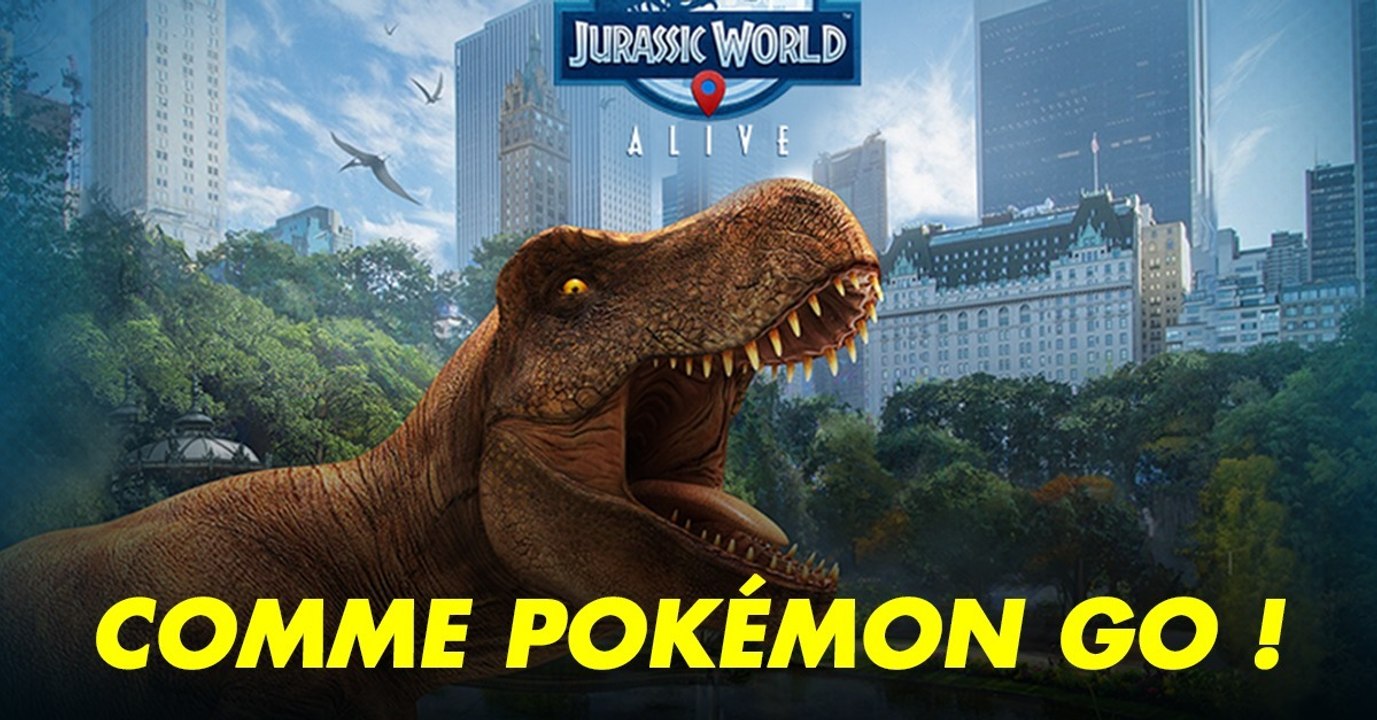 Jurassic World Alive : un jeu mobile façon Pokémon Go arrive pour la sortie du deuxième film