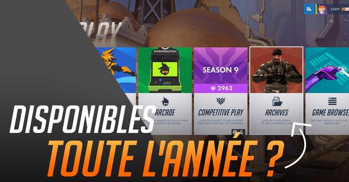 Overwatch : les joueurs ont déjà une requête pour Blizzard concernant l'événement Archives