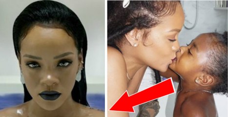 Rihanna se dévoile nue dans son bain... avec sa nièce !