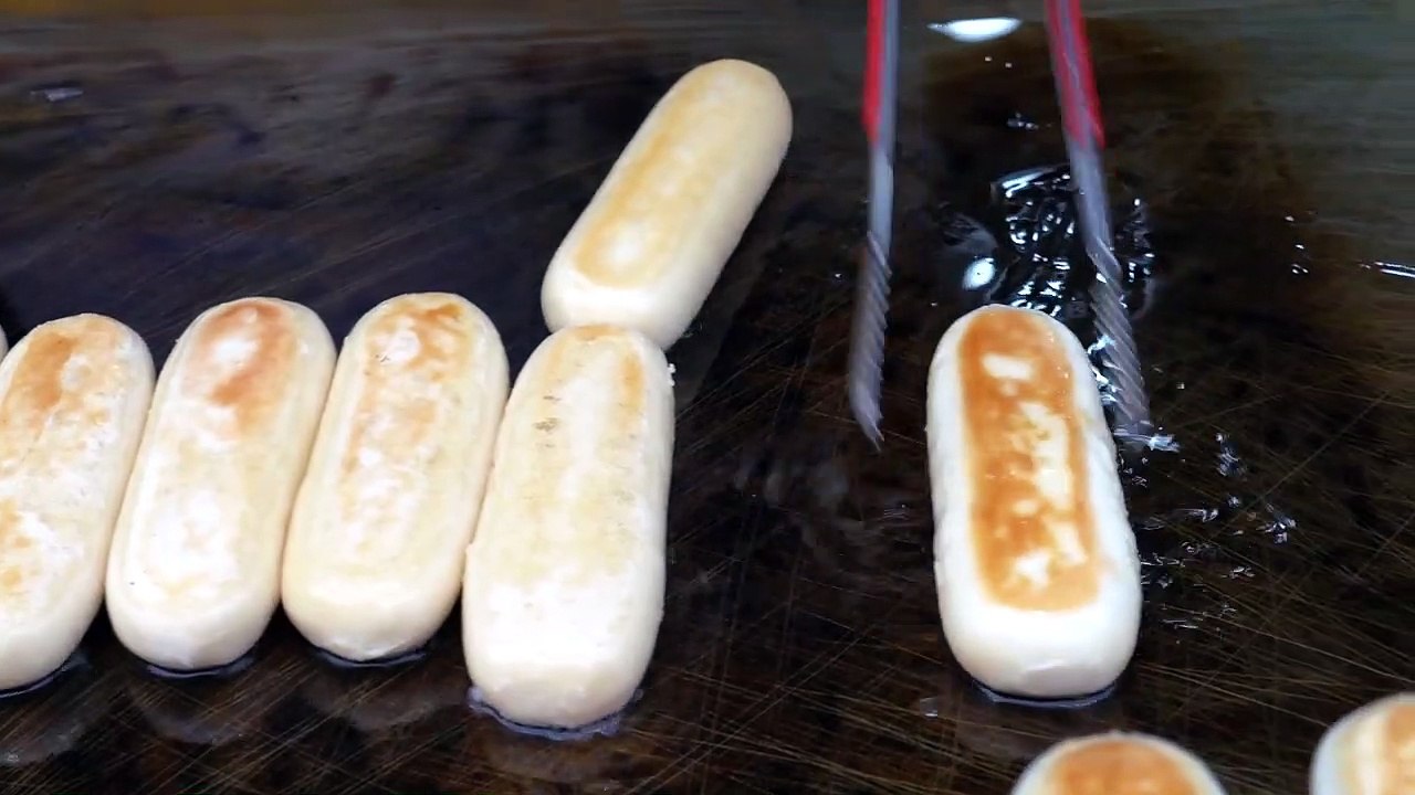 Cheese Long Hotteok - Street Food