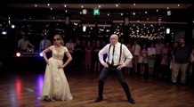Mariage : cette jeune mariée et son père font une danse insolite !