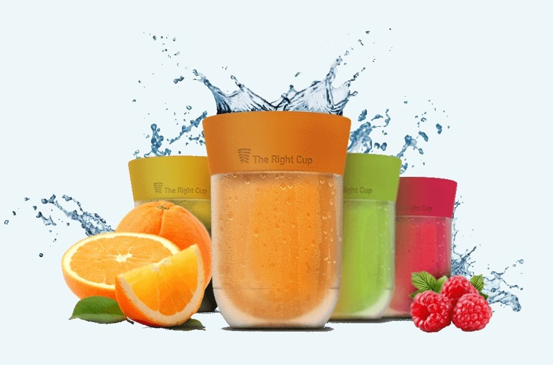 Transformez l'eau en jus de fruit grâce à The Right Cup