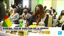 Burkina Faso : pas de sanctions de la Cédéao mais le pays reste suspendu de l'organisation après le coup d'Etat