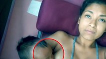 Scandale : cette jeune maman publie des photo d'elle en plein allaitement et crée une polémique