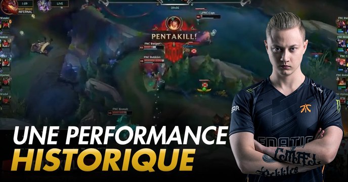League of Legends : Rekkles signe une performance incroyable avec Fnatic en finale des LCS EU