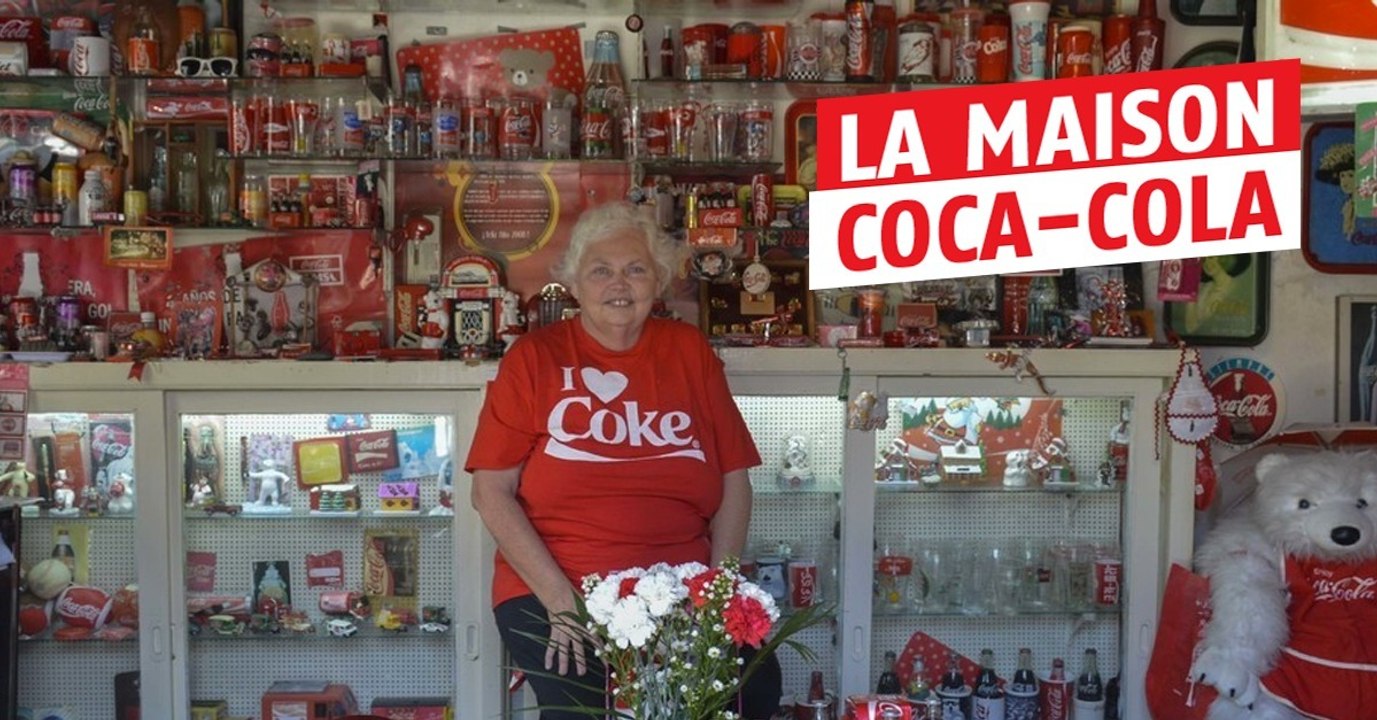 Une femme transforme sa maison en un sanctuaire Coca-Cola !