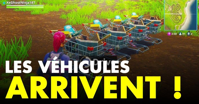 Fortnite : de nouvelles preuves annoncent l'arrivée imminente des véhicules