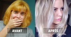 Cheveux : le shampoing violet, l'astuce pour éviter le jaunissement des cheveux blonds lors d'une coloration