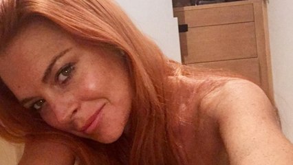 Lindsay Lohan : elle se prend en selfie topless et remarque une drôle de chose