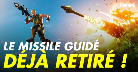 Fortnite : le missile guidé est déjà retiré du mode Battle Royale