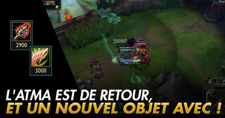 League of Legends : l'empaleur d'Atma fait son grand retour, et amène un nouvel objet avec lui