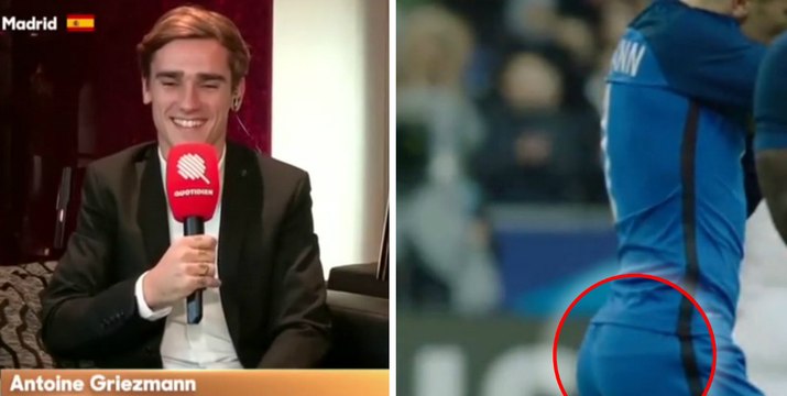 Quotidien: Antoine Griezmann est désigné sportif Q d'or 2016 et nous révèle le secret de ses fesses rebondies !