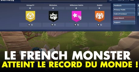 Fortnite : Gotaga et ses potes égalent le record de kills en squad en mode Battle Royale
