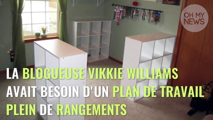 Il met trois bibliothèques dans sa cuisine, ce qu'il en fait va lui simplifier la vie !