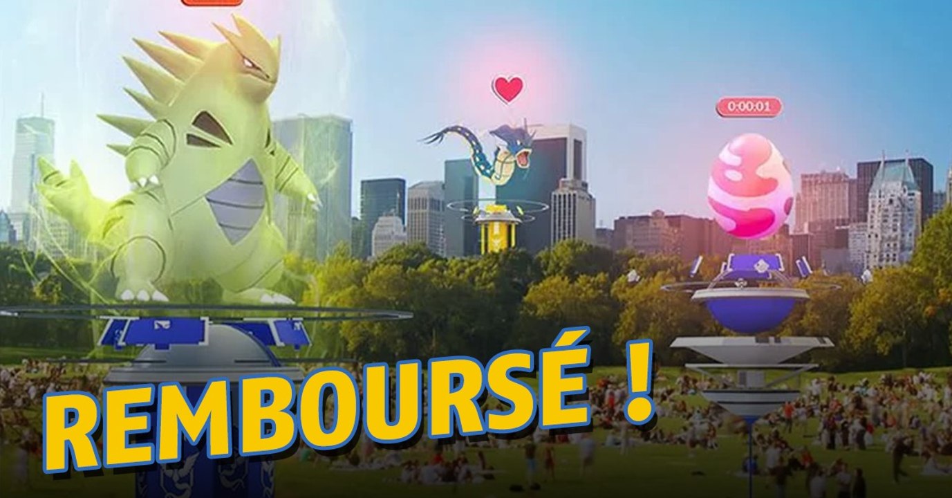 Pokémon Go : Niantic va être obligé de rembourser les joueurs