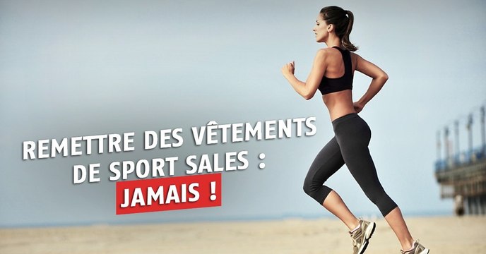 Voilà ce qui se passe quand vous remettez vos vêtements de sport sans les laver !