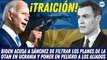 EMR:¡TRAICIÓN!, BIDEN acusa a SÁNCHEZ de filtrar los planes de la OTAN en UCRANIA al EL PAÍS