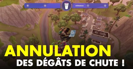 Les caddies permettent de défier la gravité dans Fortnite