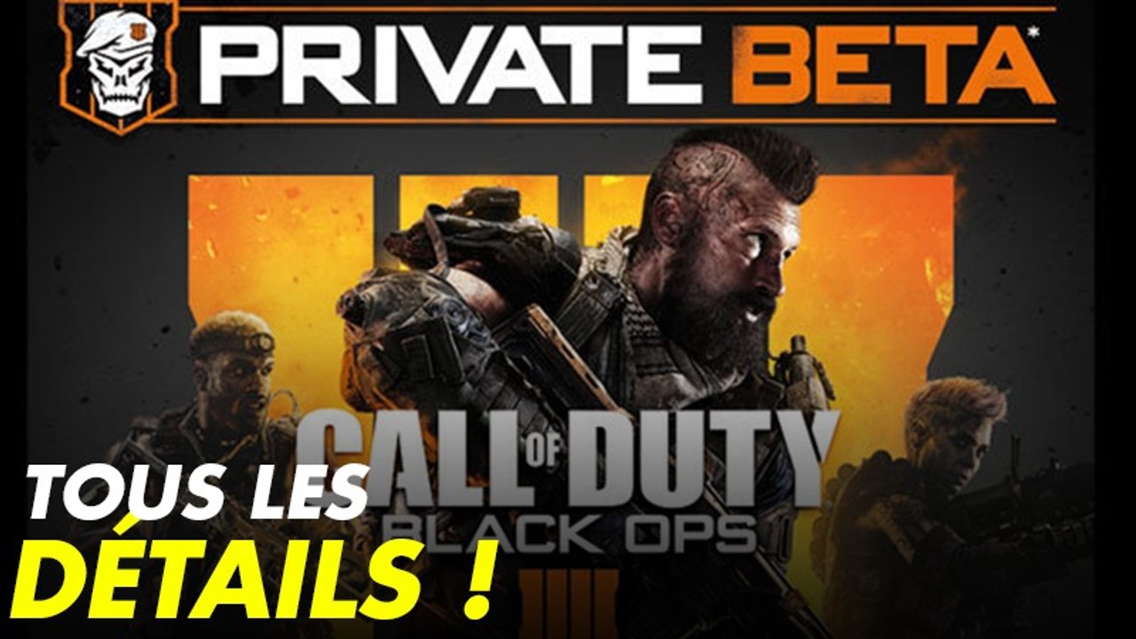 Call of Duty Black Ops 4 : bêta ouverte, toutes les dates PS4, XBOX et PC