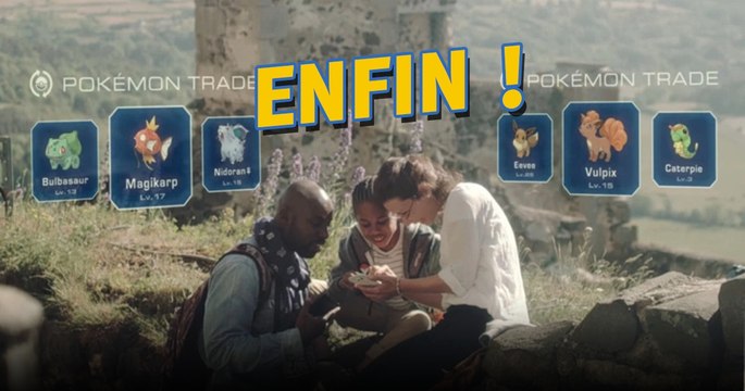 Pokémon Go : les échanges entre dresseurs sont enfin disponibles sur l'application !