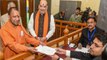 Yogi files nomination, PM addresses virtual rally
