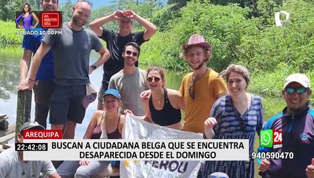 Arequipa: Turista belga lleva más de 10 días desaparecida