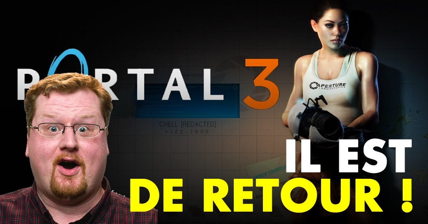 Portal 3 : les rumeurs reprennent avec le retour d'un scénariste chez Valve