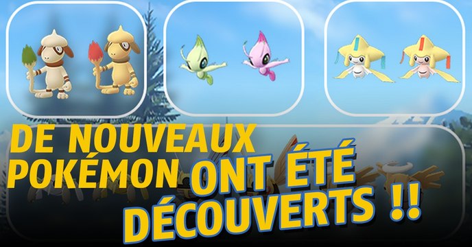 Pokémon Go : de nouveaux Pokémon et nouveaux shinies sont disponibles