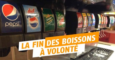 Les sodas à volonté dans les restaurants sont désormais interdits