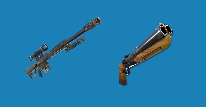 Fortnite : trois nouvelles armes font leur approche, deux sniper et un fusil à pompe