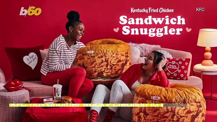 KFC Launches Massive Chicken Sandwich in Collaboration with Pillow Pets