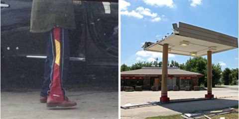 Un homme qui lévite dans une station essence : la photo qui retourne la toile !