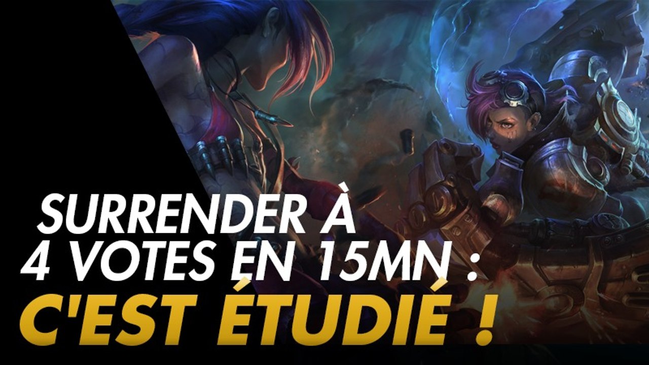 League of Legends : il pourrait être plus facile que jamais de se rendre à l'avenir