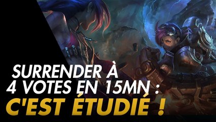 League of Legends : il pourrait être plus facile que jamais de se rendre à l'avenir