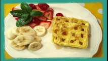 WAFFLES DE OMELETTE - COMO HACER WAFFLES