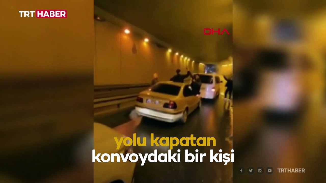 Asker konvoyunda yol kesip ateş açtılar