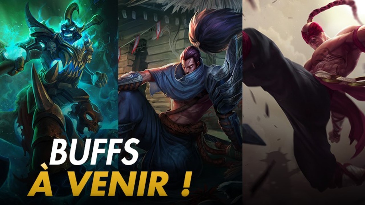 League of Legends : Hecarim, Yasuo et Lee Sin se rajoutent à la liste des buffs