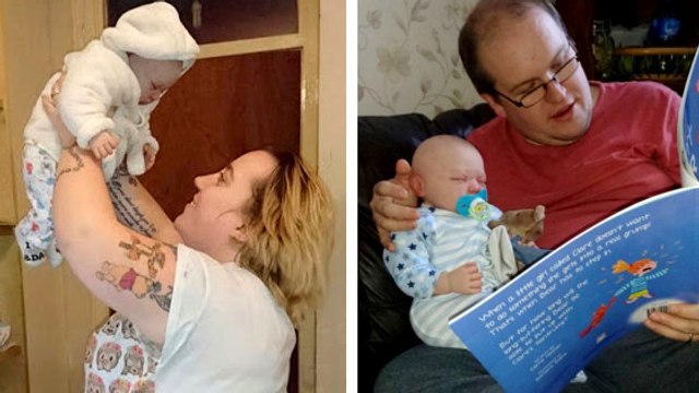 Crystal et Terry Duke : incapables d'avoir un enfant, ils décident de s'offrir une poupée reborn